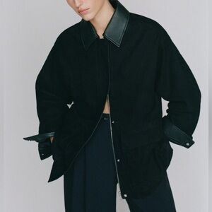 Men’s Women’s Quilted Black Coat M